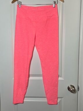 Athletic Works Bright Pink High Rise Leggings Size M Stretch Active Gym